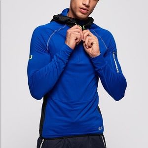 Men’s Superdry Sports Athletic Half Zip Hood